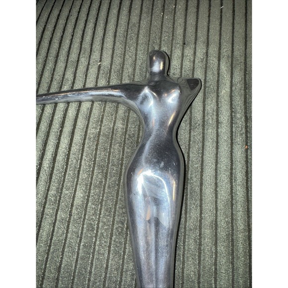 Nima Oberoi Lunares San Francisco Aluminum Art Deco Modern Sculpture Jewelry 15" - Picture 6 of 6